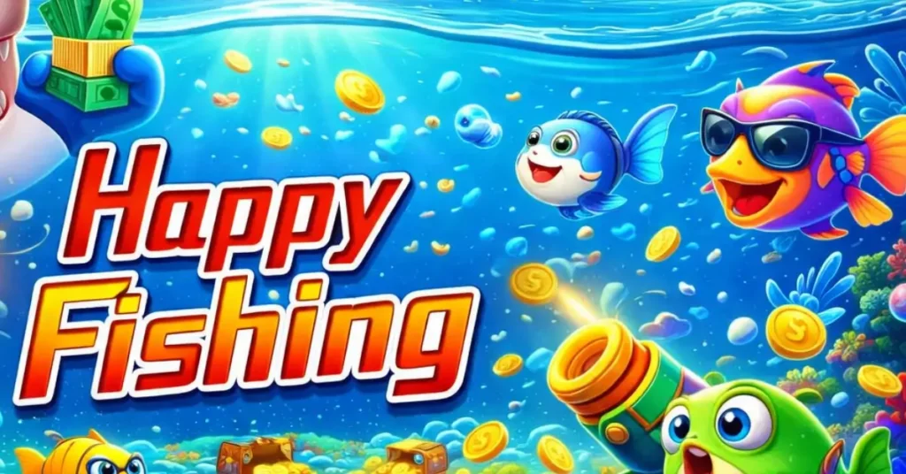 Happy Fishing : Relaxing Aim Skill Action with Colorful Fun